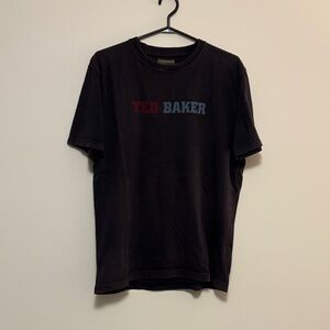 Ted Baker Tee with Red and Blue Text